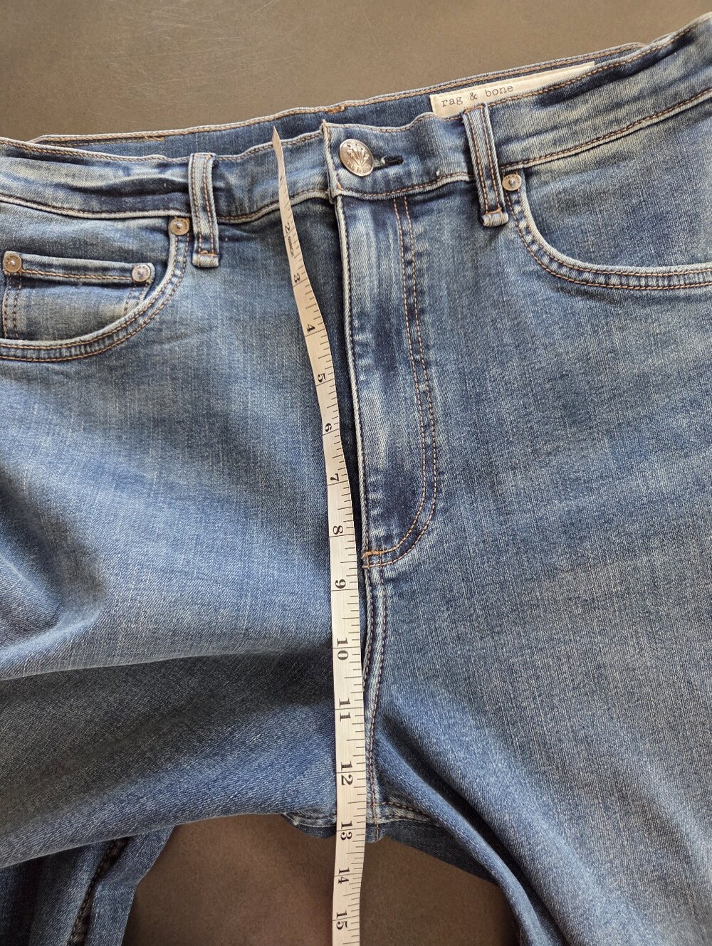 Rag & Bone Flexi Sofie Wide Leg Jeans Size 30 NWT $278 Willow - Picture 12 of 13